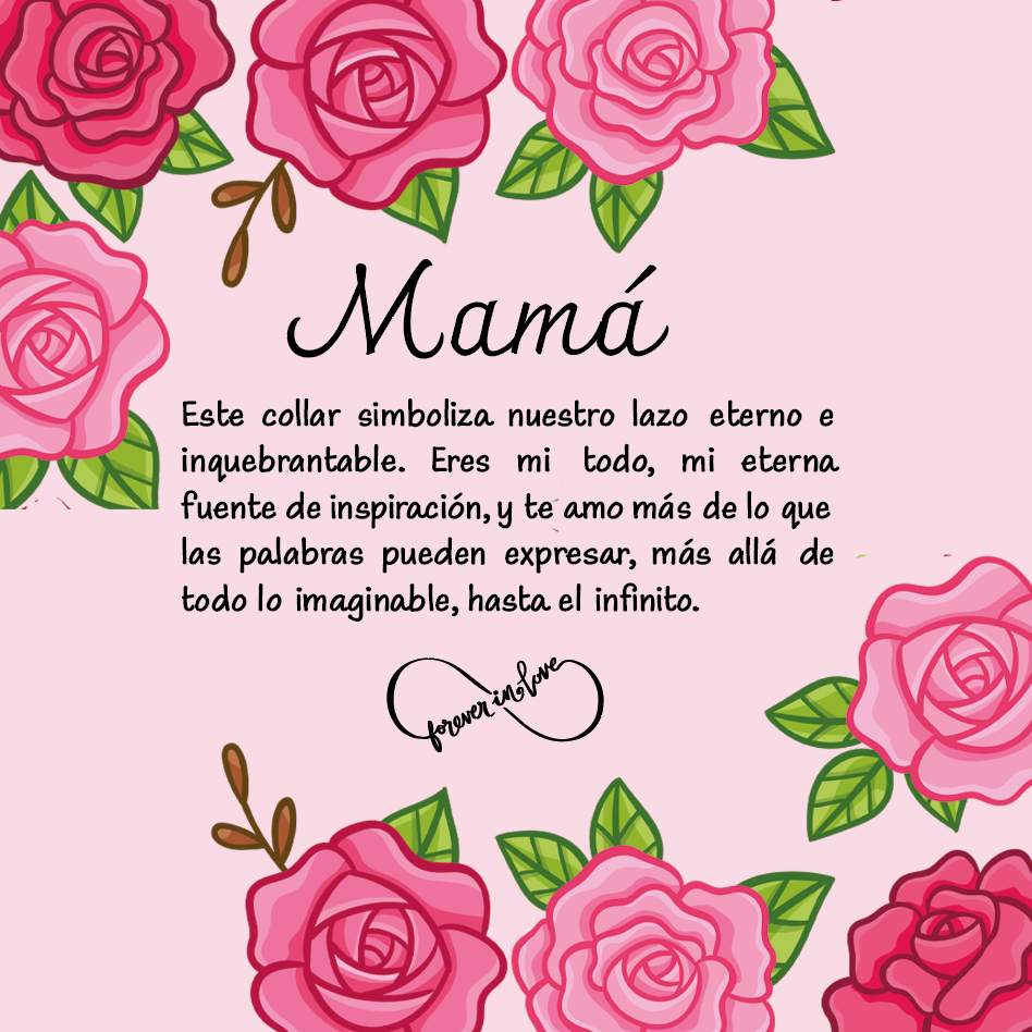 ¡Nuevo Producto! Collar en plata de ley con símbolo infinito y zirconias para mamá