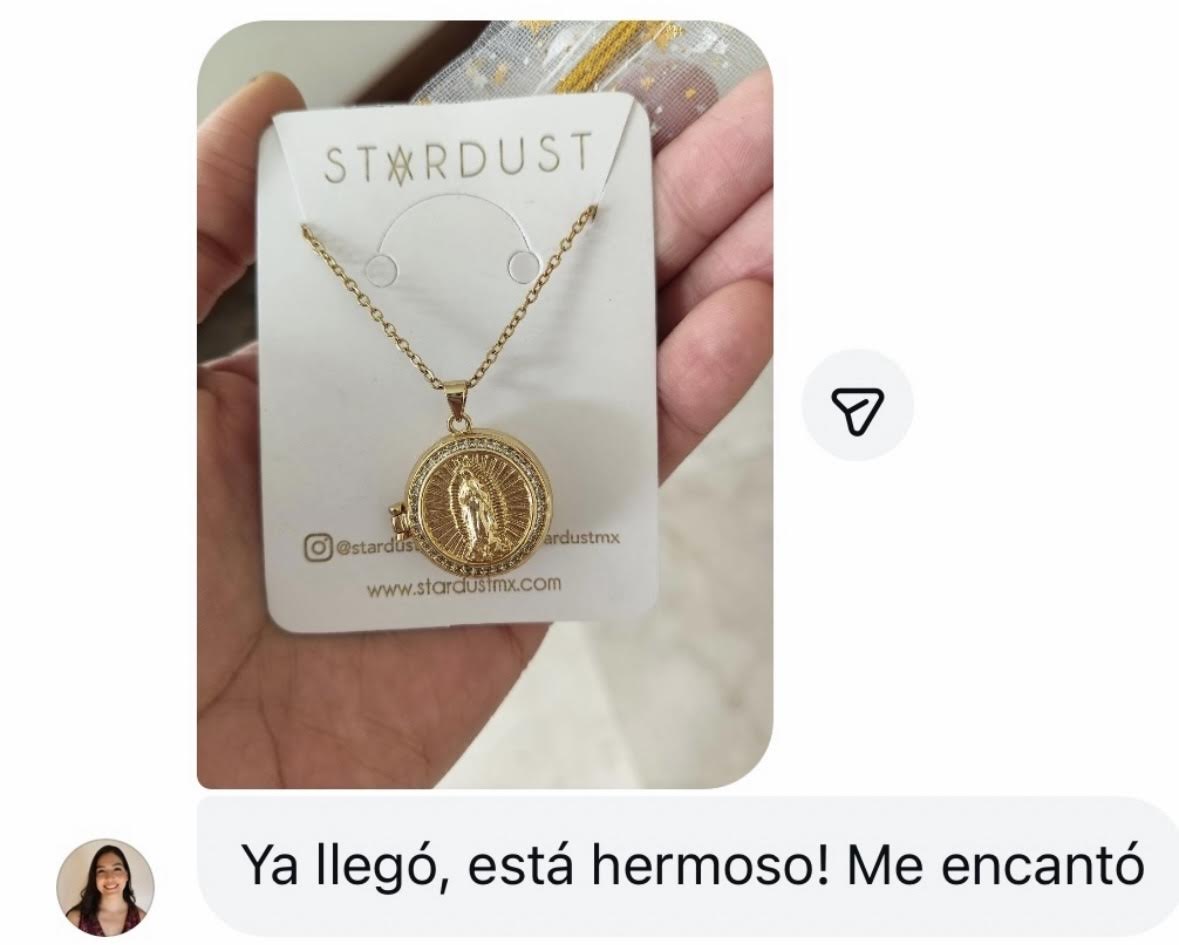Relicario Virgen de Guadalupe