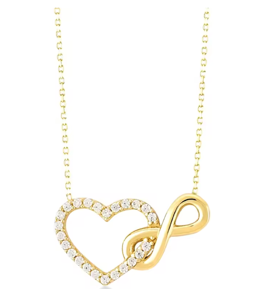 ¡Nuevo Producto! Collar en plata de ley con símbolo infinito y zirconias  para mamá