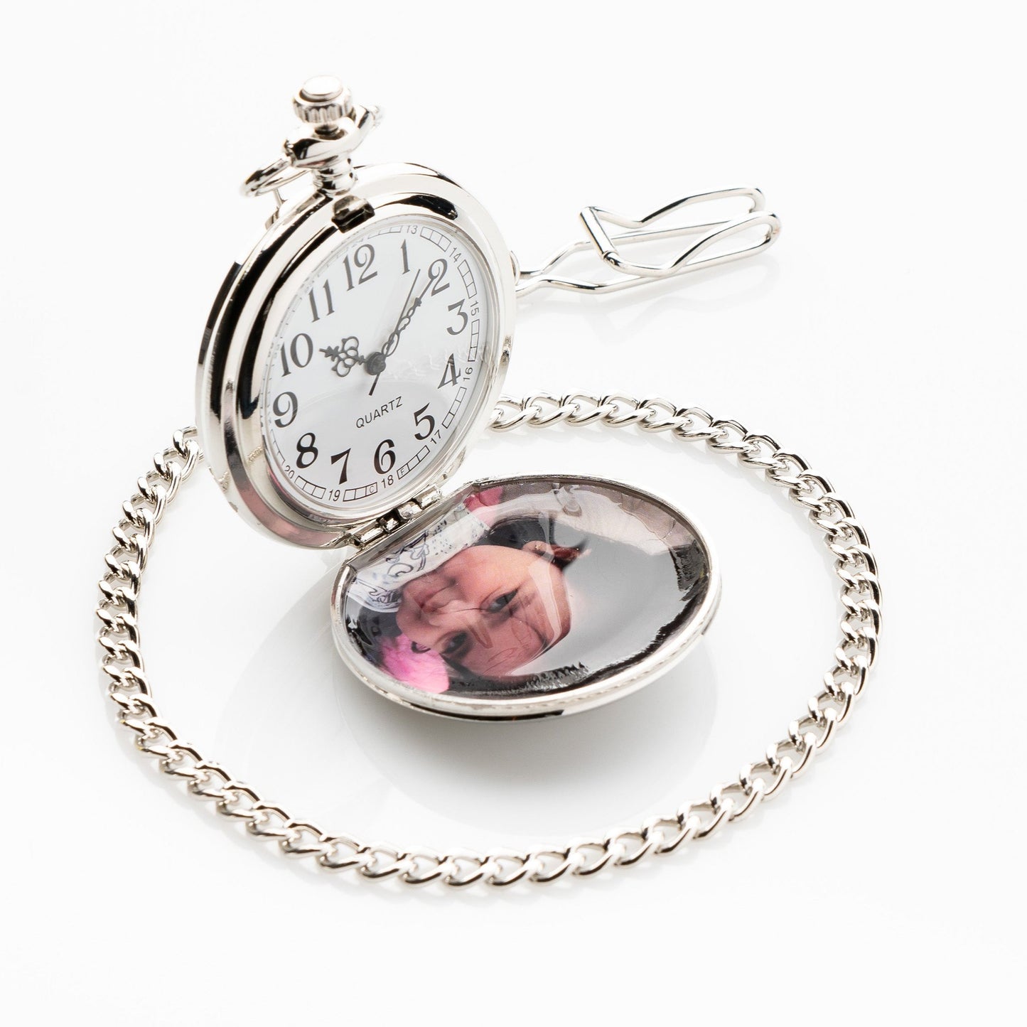 Reloj Relicario Personalizado con 1 foto y mensaje (envíos a partir del 14 de enero )